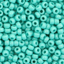 Miyuki rocailles Perlen 8/0 - Opaque turquoise green 8-412
